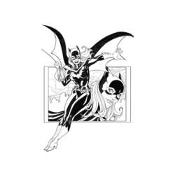 Dessin à colorier: Batgirl (Super-héros) #77743 - Coloriages à Imprimer Gratuits