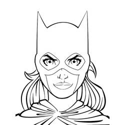 Dessin à colorier: Batgirl (Super-héros) #77773 - Coloriages à Imprimer Gratuits