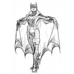 Dessin à colorier: Batgirl (Super-héros) #77823 - Coloriages à Imprimer Gratuits