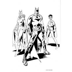 Dessin à colorier: Batgirl (Super-héros) #77831 - Coloriages à Imprimer Gratuits