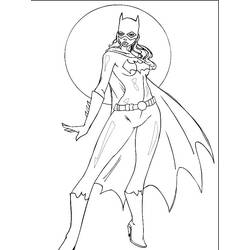 Dessin à colorier: Batgirl (Super-héros) #77908 - Coloriages à Imprimer Gratuits