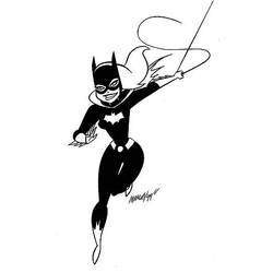 Dessin à colorier: Batgirl (Super-héros) #77994 - Coloriages à Imprimer Gratuits