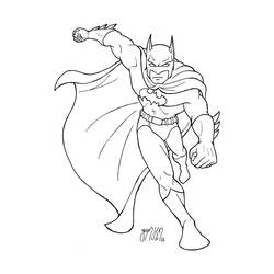 Dessin à colorier: Batgirl (Super-héros) #78041 - Coloriages à Imprimer Gratuits