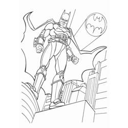 Dessin à colorier: Batman (Super-héros) #76832 - Coloriages à Imprimer Gratuits