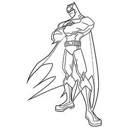 Dessin à colorier: Batman (Super-héros) #76834 - Coloriages à Imprimer Gratuits