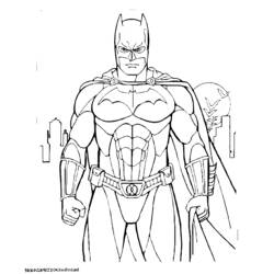 Dessin à colorier: Batman (Super-héros) #76835 - Coloriages à Imprimer Gratuits