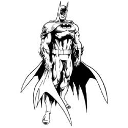 Dessin à colorier: Batman (Super-héros) #76841 - Coloriages à Imprimer Gratuits