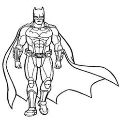 Dessin à colorier: Batman (Super-héros) #76843 - Coloriages à Imprimer Gratuits
