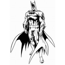 Dessin à colorier: Batman (Super-héros) #76846 - Coloriages à Imprimer Gratuits