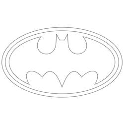 Dessin à colorier: Batman (Super-héros) #76849 - Coloriages à Imprimer Gratuits