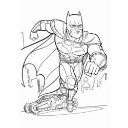 Dessin à colorier: Batman (Super-héros) #76850 - Coloriages à Imprimer Gratuits