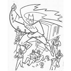 Dessin à colorier: Batman (Super-héros) #76853 - Coloriages à Imprimer Gratuits
