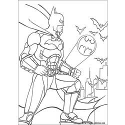 Dessin à colorier: Batman (Super-héros) #76878 - Coloriages à Imprimer Gratuits