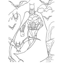 Dessin à colorier: Batman (Super-héros) #76911 - Coloriages à Imprimer Gratuits