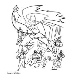 Dessin à colorier: Batman (Super-héros) #76930 - Coloriages à Imprimer Gratuits