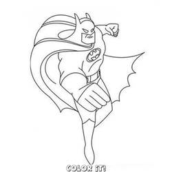 Dessin à colorier: Batman (Super-héros) #76969 - Coloriages à Imprimer Gratuits