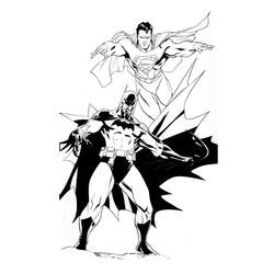 Dessin à colorier: Batman (Super-héros) #76987 - Coloriages à Imprimer Gratuits