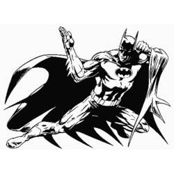 Dessin à colorier: Batman (Super-héros) #77096 - Coloriages à Imprimer Gratuits