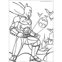 Dessin à colorier: Batman (Super-héros) #77104 - Coloriages à Imprimer Gratuits