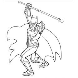 Dessin à colorier: Batman (Super-héros) #77157 - Coloriages à Imprimer Gratuits