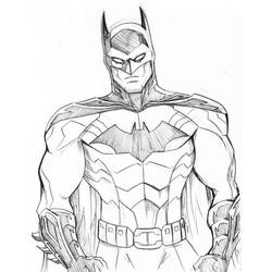 Dessin à colorier: Batman (Super-héros) #77183 - Coloriages à Imprimer Gratuits