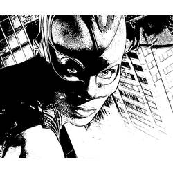 Dessin à colorier: Catwoman (Super-héros) #78108 - Coloriages à Imprimer Gratuits