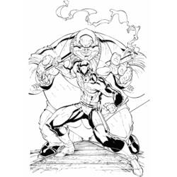 Dessin à colorier: Daredevil (Super-héros) #78235 - Coloriages à Imprimer Gratuits
