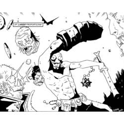 Dessin à colorier: Hellboy (Super-héros) #78582 - Coloriages à Imprimer Gratuits