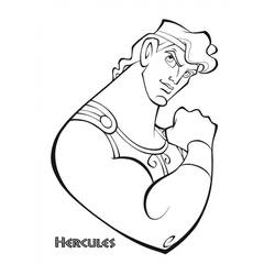 Dessin à colorier: Hercule (Super-héros) #84149 - Coloriages à Imprimer Gratuits