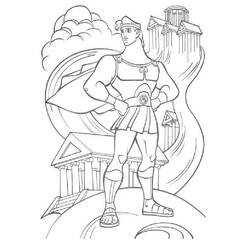 Dessin à colorier: Hercule (Super-héros) #84157 - Coloriages à Imprimer Gratuits
