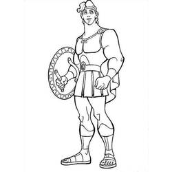 Dessin à colorier: Hercule (Super-héros) #84158 - Coloriages à Imprimer Gratuits