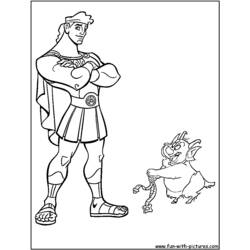 Dessin à colorier: Hercule (Super-héros) #84186 - Coloriages à Imprimer Gratuits