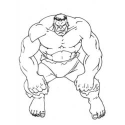 Dessin à colorier: Hulk (Super-héros) #79010 - Coloriages à Imprimer Gratuits