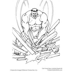 Dessin à colorier: Hulk (Super-héros) #79021 - Coloriages à Imprimer Gratuits