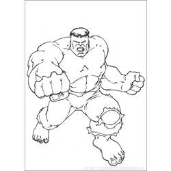 Dessin à colorier: Hulk (Super-héros) #79022 - Coloriages à Imprimer Gratuits