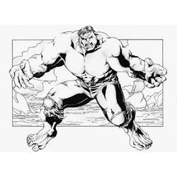 Dessin à colorier: Hulk (Super-héros) #79025 - Coloriages à Imprimer Gratuits