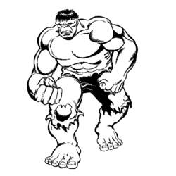Dessin à colorier: Hulk (Super-héros) #79067 - Coloriages à Imprimer Gratuits