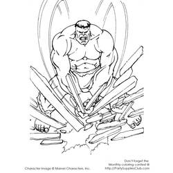 Dessin à colorier: Hulk (Super-héros) #79068 - Coloriages à Imprimer Gratuits