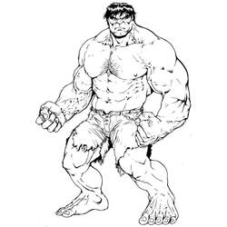Dessin à colorier: Hulk (Super-héros) #79082 - Coloriages à Imprimer Gratuits