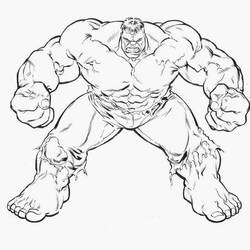 Dessin à colorier: Hulk (Super-héros) #79083 - Coloriages à Imprimer Gratuits