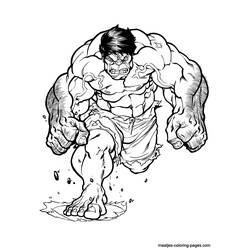 Dessin à colorier: Hulk (Super-héros) #79087 - Coloriages à Imprimer Gratuits