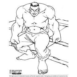 Dessin à colorier: Hulk (Super-héros) #79098 - Coloriages à Imprimer Gratuits