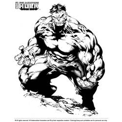 Dessin à colorier: Hulk (Super-héros) #79124 - Coloriages à Imprimer Gratuits