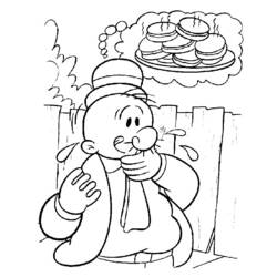 Dessin à colorier: Popeye (Super-héros) #84738 - Coloriages à Imprimer Gratuits