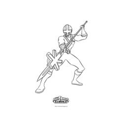 Dessin à colorier: Power Rangers (Super-héros) #49954 - Coloriages à Imprimer Gratuits