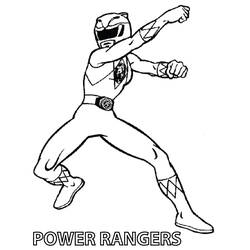 Dessin à colorier: Power Rangers (Super-héros) #49962 - Coloriages à Imprimer Gratuits