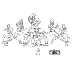 Dessin à colorier: Power Rangers (Super-héros) #49968 - Coloriages à Imprimer Gratuits