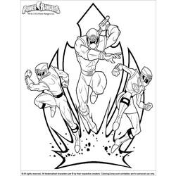 Dessin à colorier: Power Rangers (Super-héros) #49995 - Coloriages à Imprimer Gratuits