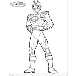 Dessin à colorier: Power Rangers (Super-héros) #50018 - Coloriages à Imprimer Gratuits
