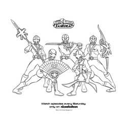 Dessin à colorier: Power Rangers (Super-héros) #50040 - Coloriages à Imprimer Gratuits